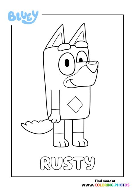 Bluey Coloring Pages Coloring Pages