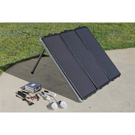 45 Watt Harbor Freight Portable Solar Panel Kit Portable Solar Power Systems