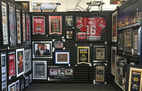 Sports And Memorabilia Framing The Frame Shop Chicago