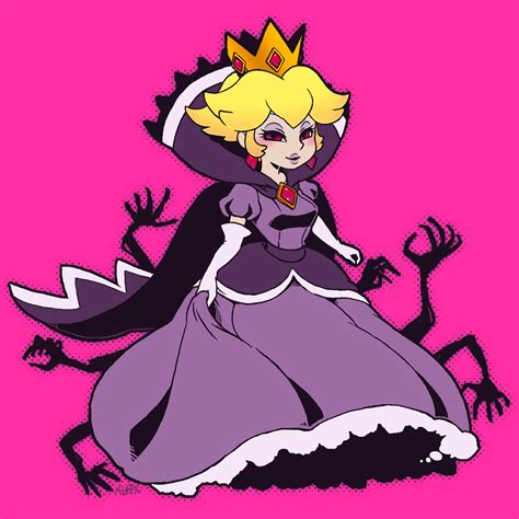 Ghost Pepper Princess Peach Shadow Queen Mario Series Nintendo Paper Mario Super Mario