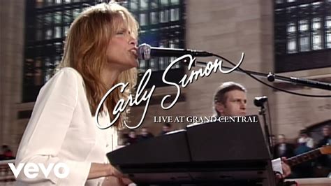 Carly Simon Live At Grand Central Out January 27th Youtube