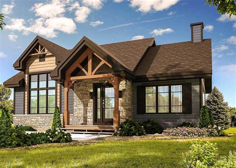 Modern Craftsman With Optional Finished Lower Level 22471dr
