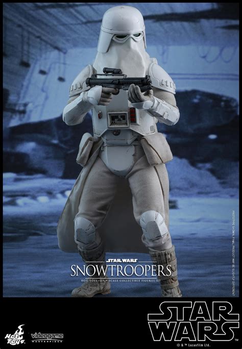 New 16th Scale Star Wars Battlefront Imperial Snowtrooper Figure Set