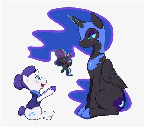 Rarity Princess Luna Derpy Hooves Pinkie Pie Applejack Mlp Nightmare