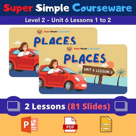 2 Lessons On ‘places English Level 2 Unit 6 Teachersxchange