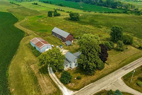 1884 Wisconsin Hobby Farm For Sale W/Outbuildings on 81 Acres $859,900