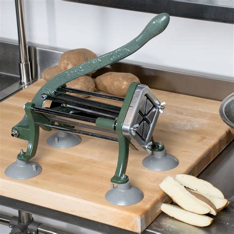 Choice 6 Wedge French Fry Cutter With Suction Feet