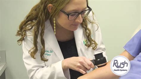 Skin cancer is associated with changes in the skin that can include areas that have an abnormal color, shape, or size. Center for Dermatology: Skin Cancer - YouTube