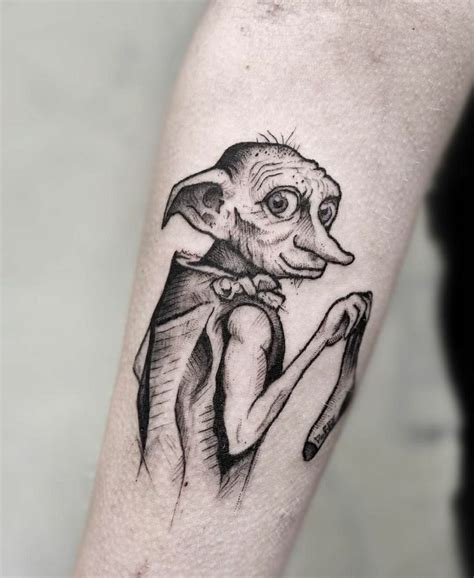 Dobby Tattoo In 2022 Harry Potter Tattoo Sleeve Tattoos Sleeve Tattoos