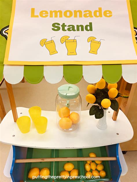 lemonade stand dramatic play center