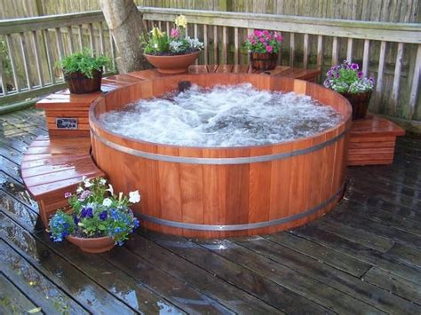 Cedar Wood Fired Hot Tub Kits Image To U