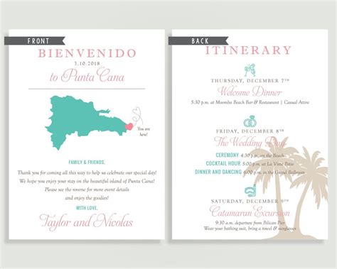 Destination Wedding Welcome Note Welcome Letter beach | Etsy | Welcome note, Wedding welcome ...