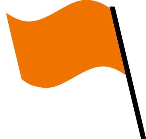 国旗 オレンジ バナー Pixabayの無料画像