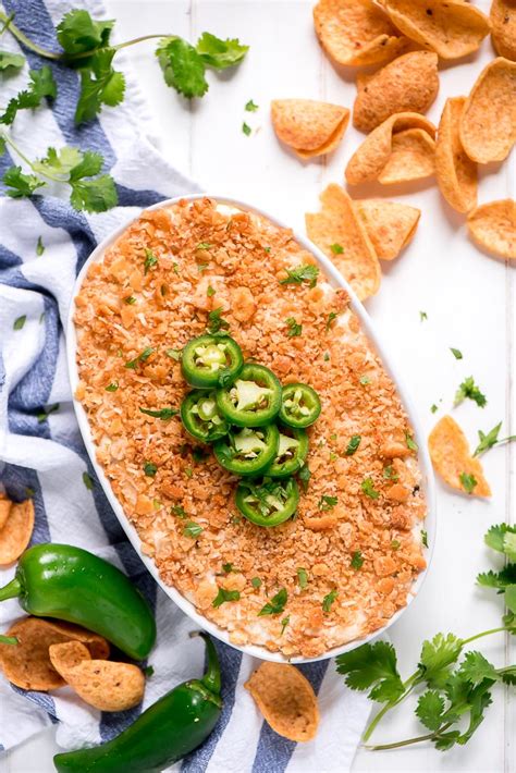 Jalapeno Popper Dip Garnish And Glaze