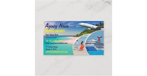 Travel Agent Business Card Template Zazzle