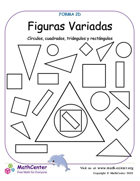 Jard N De Infantes Hojas De Aprendizaje Figuras Geom Tricas Math Center