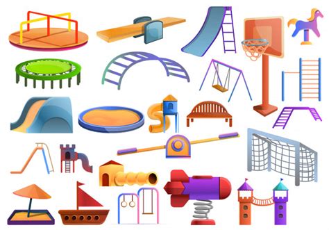 Ver más ideas sobre juegos recreativos, recreativos, entrenamiento. Conjunto de juegos infantiles, estilo de dibujos animados | Vector Premium