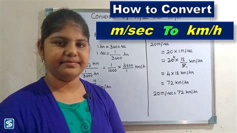 How To Convert M Sec To Km Hr Conversion Of Meter Second To Kilometer Hour M Sec To Km Hr