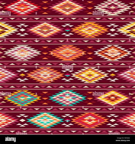 Traditional Native American Art Pattern