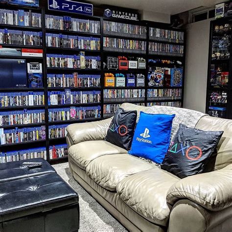 Look At That Wall Playstation Room Video Game Room Design Small