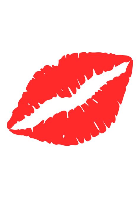Lips Kiss Free Svg File For Members Svg Heart
