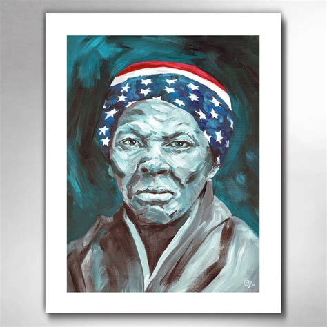 Harriet Tubman Underground Railroad Hero American Painting 11x14