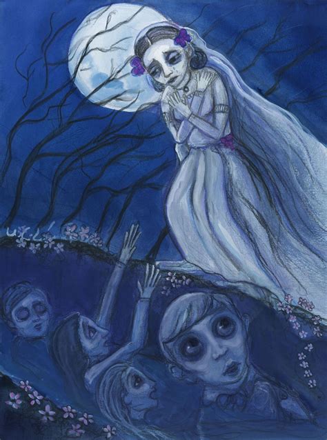 La Llorona The Weeping Woman Mexican Folktale Art X Ghost Illustration Mexican Ghost Art