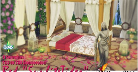 Sims 4 Ccs The Best Bed Sunlitetides Ts3 To Ts4 Conversion By