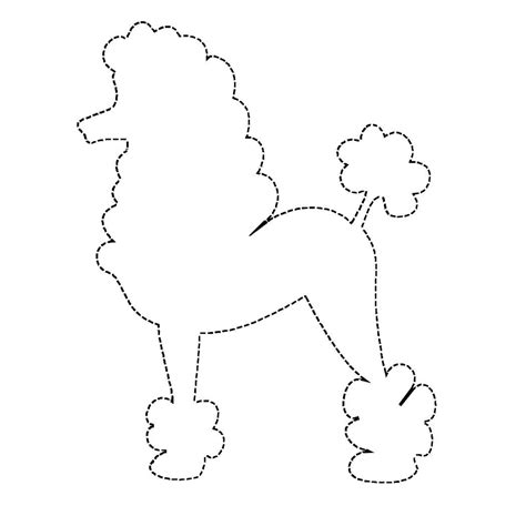 Poodle Skirts Colouring Pages Picture Patterns Pinterest Poodle