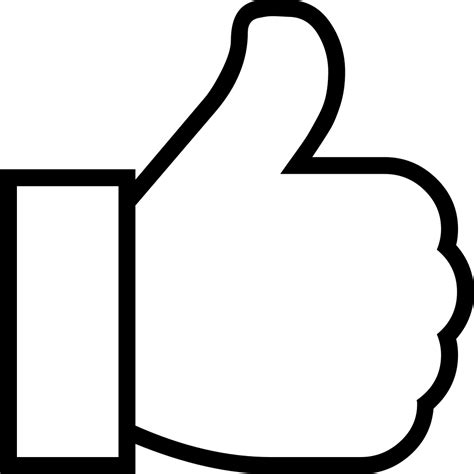 Thumbs Up Svg Png Icon Free Download 423440 Lambos Thumbs Up Vector