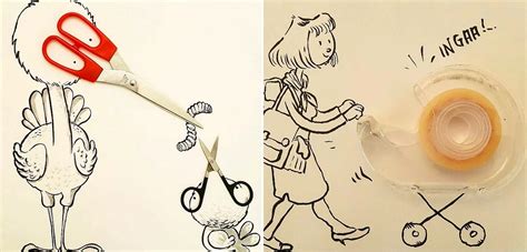 Look Differently This Artist Turns Everyday Objects Into Playful Illustrations