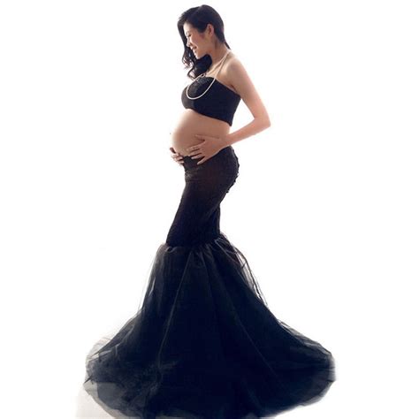 For Pregnant Fancy Photo Shoot Black Maternity Photography Props