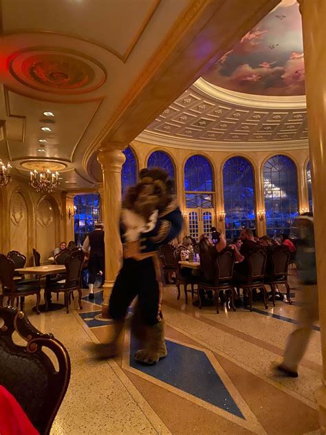 The rose gallery is off to the right. Be Our Guest Dining Review- Is the Beauty & The Beast ...