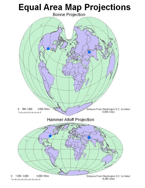 Geography Is The Use Of Different Map Projections Week 6 Lab