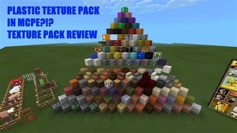 Plastic Texture Pack In Mcpe 09x Youtube