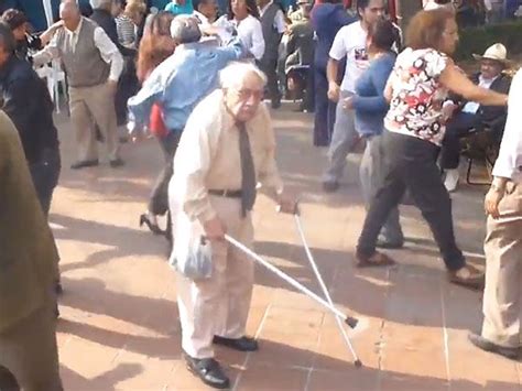 Old Man Throws Away Crutches To Dance Watch The Inspiring Video