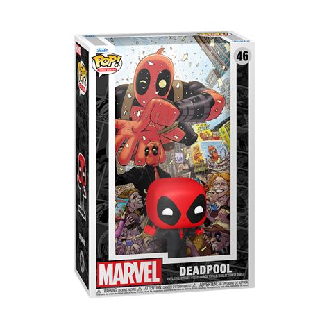 Funko Pop Comic Cover Marvel Deadpool 2015 Deadpool En Traje Negro