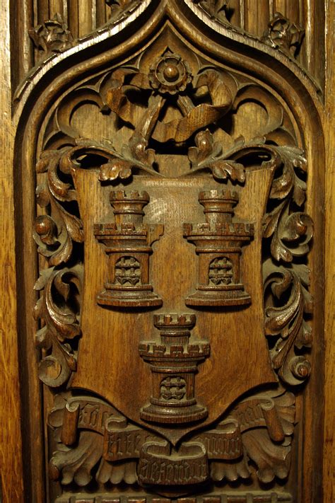 Newcastle Coat Of Arms Carved By Ralph Hedley Newcastle Upon Tyne