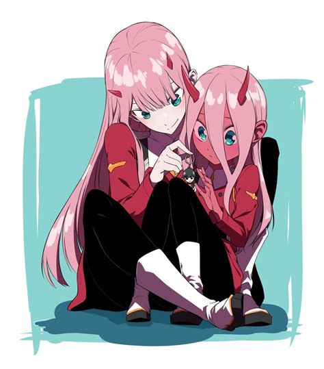 Hd wallpapers and background images. Oni Zero Two meets current Zero Two : DarlingInTheFranxx