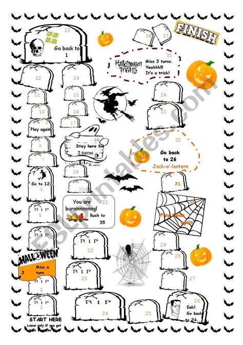 Halloween Game Esl Worksheet By Andréiapinsan