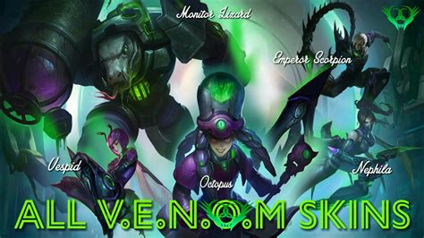 All Venom Members All Venom Skin Review Venom Squad Is Now Complete