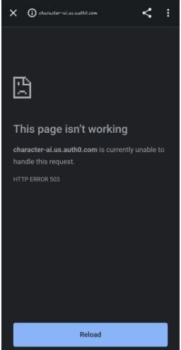 How To Fix Character Ai Us Auth Com Is Currently Unable To Handle This Request Networkbuildz