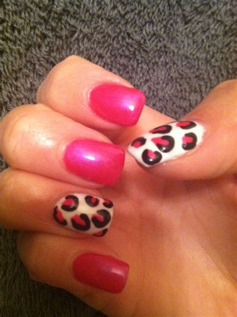 Sisters pink cheetah nails @JenniferPetrilli by @AnnetteTrigg | Pink cheetah nails, Cheetah ...