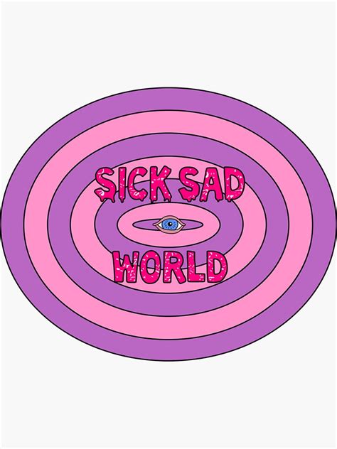 Daria Sick Sad World Sticker Sticker By Exismduhh1 Redbubble