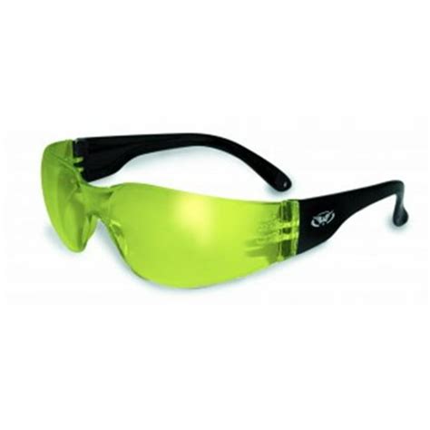 Safety Rider Safety Glasses With Yellow Mirror Tint Lens