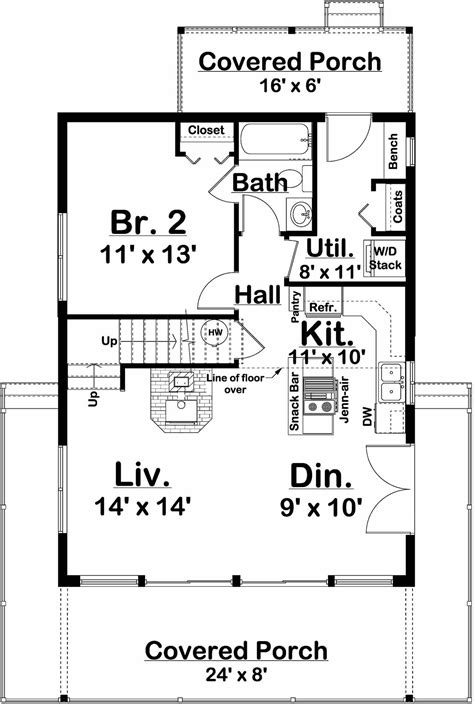 2 Bedroom House Floor Plan Dimensions