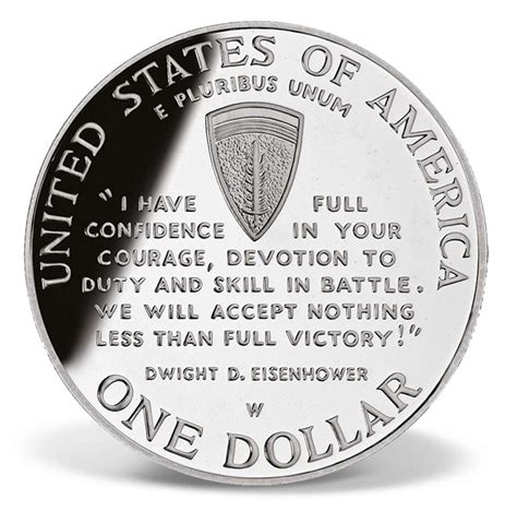 World War Ii D Day 50th Anniversary Silver Dollar Solid Silver