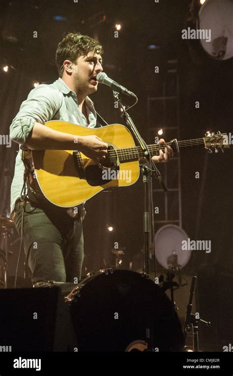 14th Aug 2012 British Folk Rock Group Mumford And Sons Play To Over