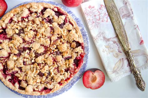 Plum And Hazelnut Crumb Tart Bakes By Brown Sugar