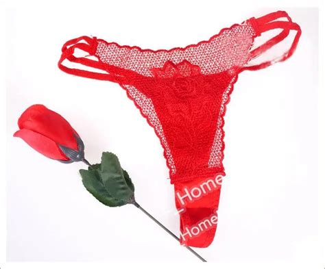 Valentines Ts Panty Rose Size 5030cm Red Roses Womens Underwear Sexy Underwear Thong